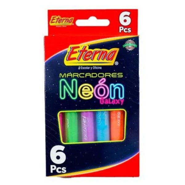 Marcadores Neon Galaxy x 6 PCS - Eterna