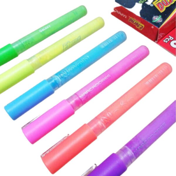 Marcadores Neon Galaxy x 6 PCS - Eterna - Imagen 3