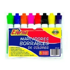 Pack Marcadores borrables de colores - Eterna