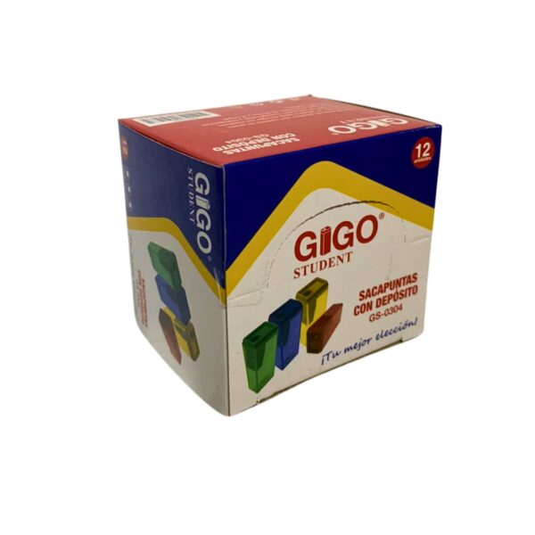 Sacapuntas con depósito Gigo GS-0304