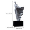 Escultura estatua de mujer con vestido - Imagen 6
