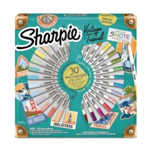 Ruleta Marcadores Permanentes Sharpie Vintage Travel