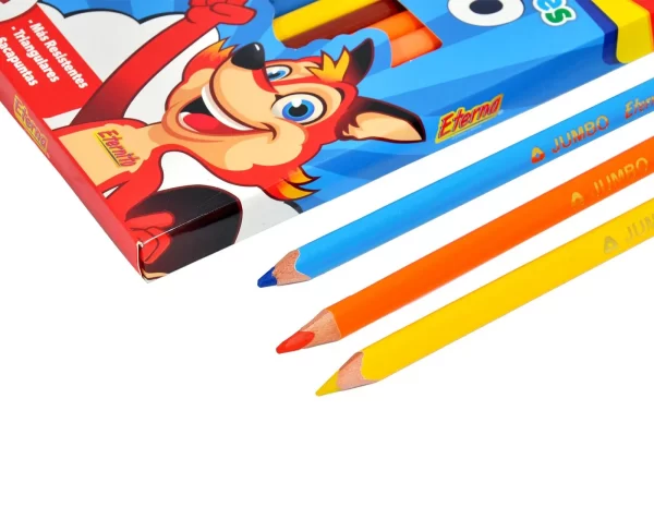 Colores Jumbo Triangular x 12 Eterna® - Imagen 3