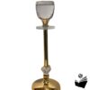 Candelabro de Cristal y Metal Dorado - Imagen 3
