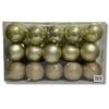 Set de Esferas Navideñas 8cm 30 Piezas - Doradas - Imagen 3