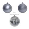 Set de Esferas Navideñas 8cm 30 Piezas - Plata - Imagen 2