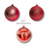 Set de Esferas Navideñas 8cm 30 Piezas - Rojo - Imagen 2