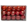 Set de Esferas Navideñas 8cm 30 Piezas - Rojo - Imagen 3