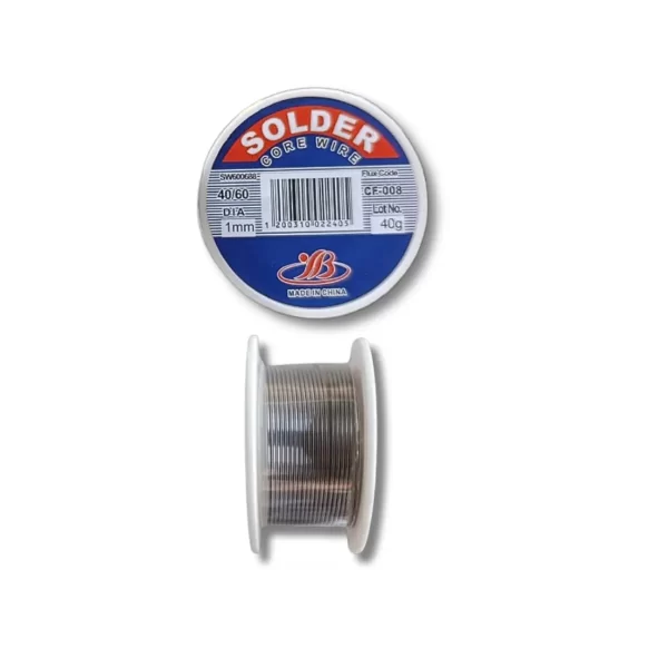 Alambre de Soldadura 1mm x 40g de Estaño