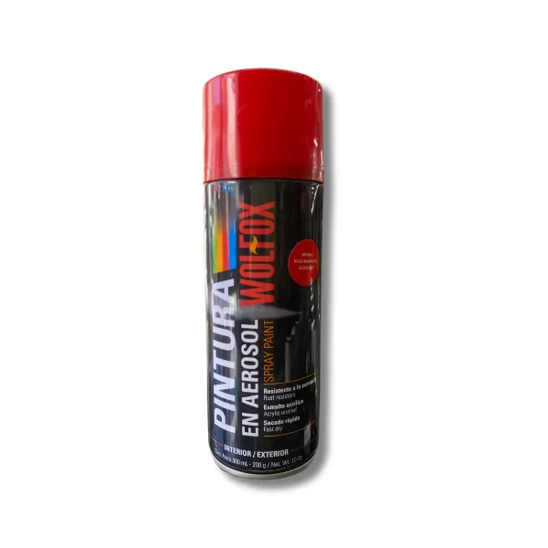 Pintura en Aerosol Rojo 300 ml