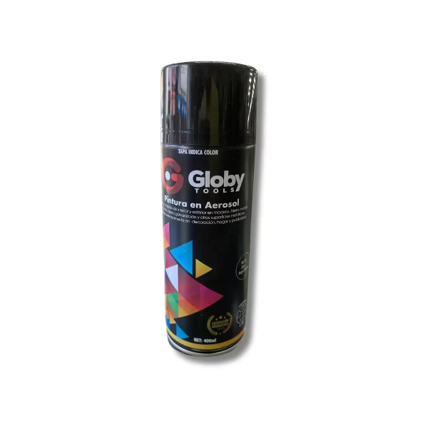 Pintura en Aerosol Negro Brillante 400 ml