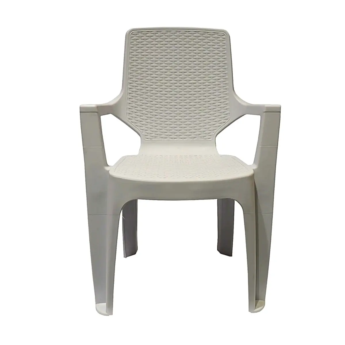 Silla Reggina Con Brazos Rattan Avellana - Colplast