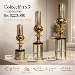 Set de Candelabros de Lujo