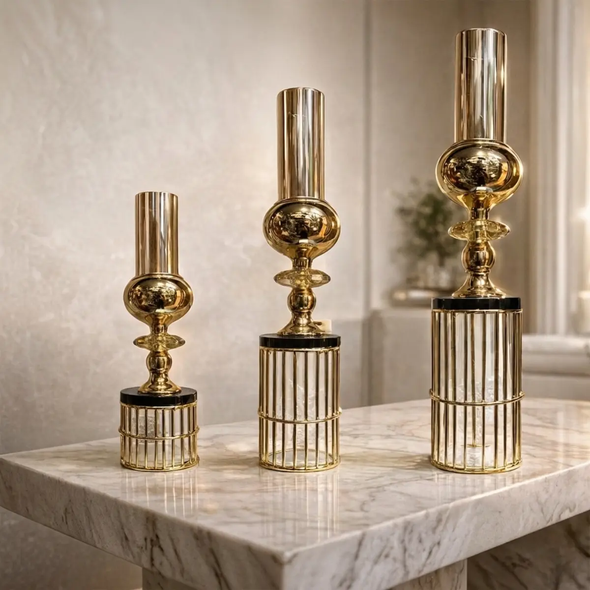 Set de Candelabros de Lujo - Imagen 2